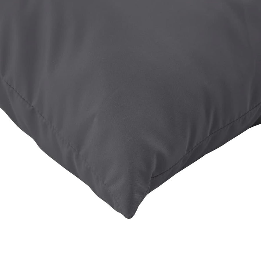 Bankkussens 4 st 40x40 cm stof antracietkleurig