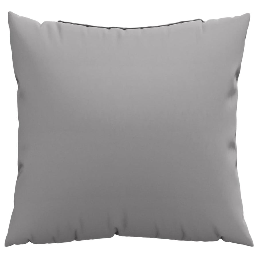 Bankkussens 4 st 40x40 cm stof grijs