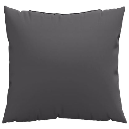 Bankkussens 4 st 50x50 cm stof antracietkleurig