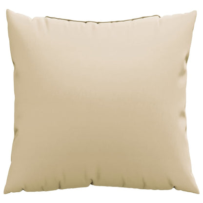 Bankkussens 4 st 50x50 cm stof beige