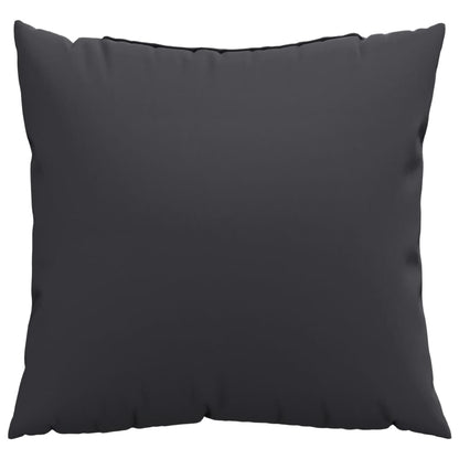 Bankkussens 4 st 50x50 cm stof zwart