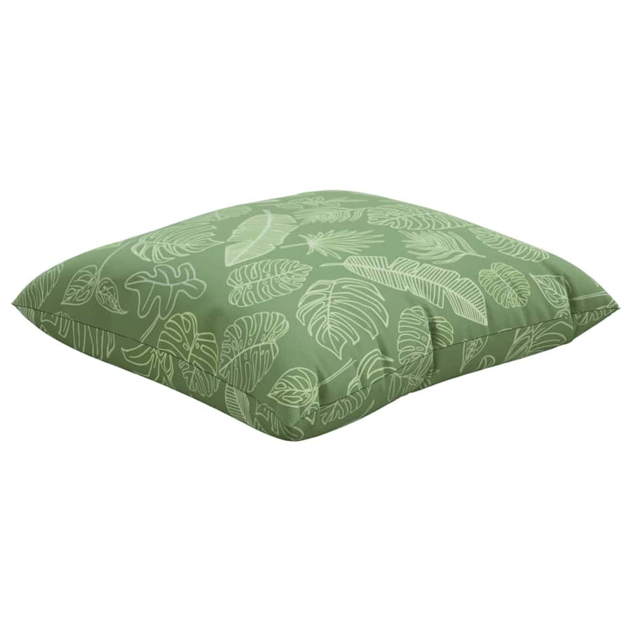 Spreidkussens Blad 4 pcs Bladpatroon 50 x 50 cm Polyester Stof