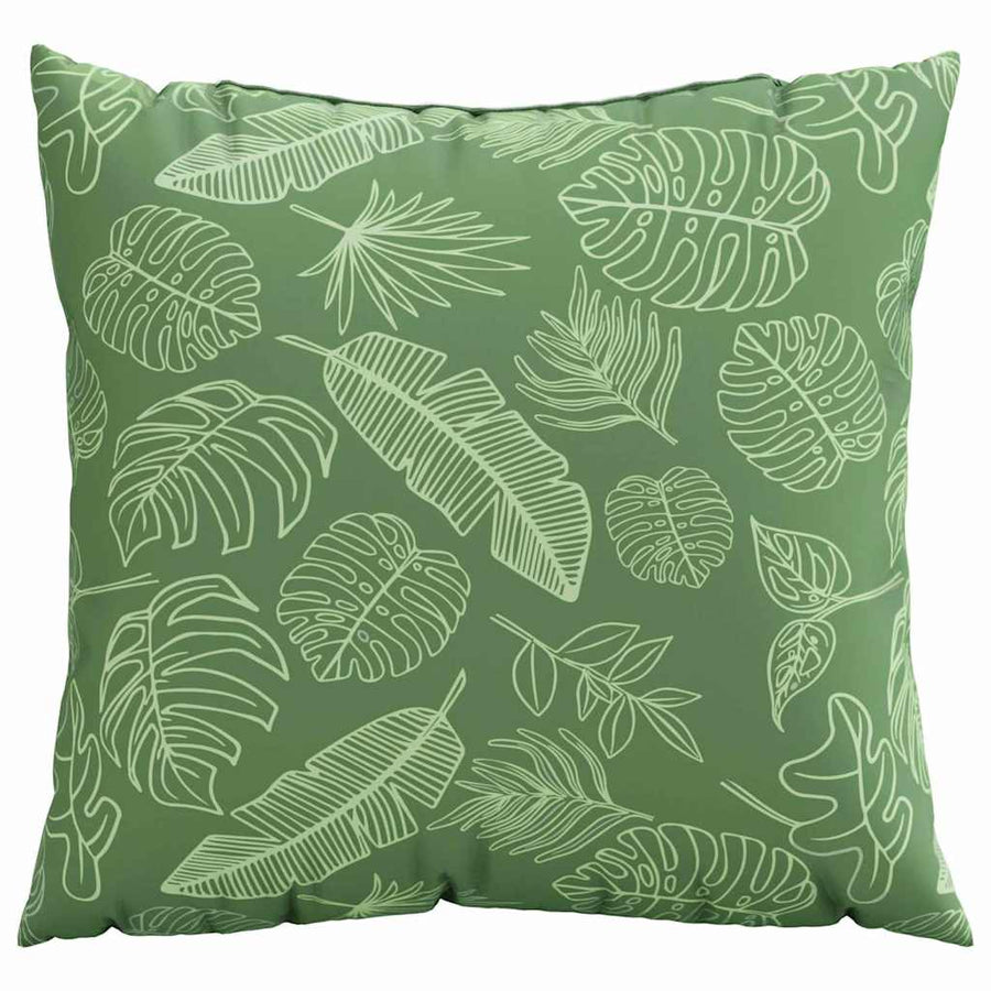 Spreidkussens Blad 4 pcs Bladpatroon 50 x 50 cm Polyester Stof