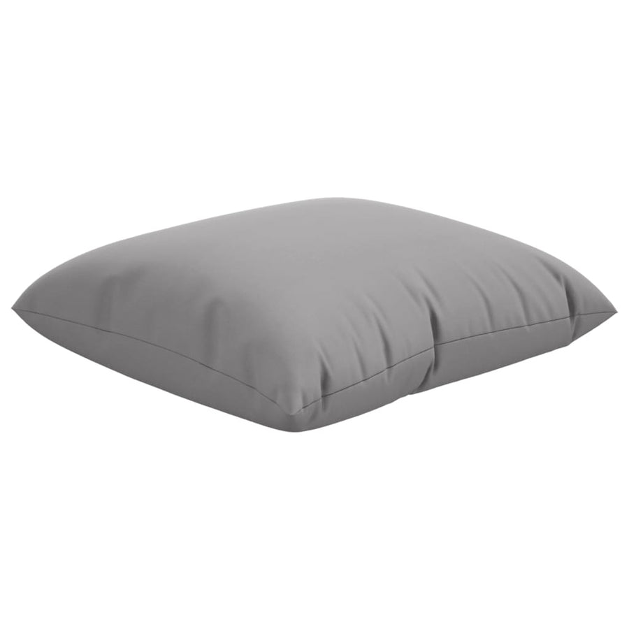 Bankkussens 4 st 60x60 cm stof grijs