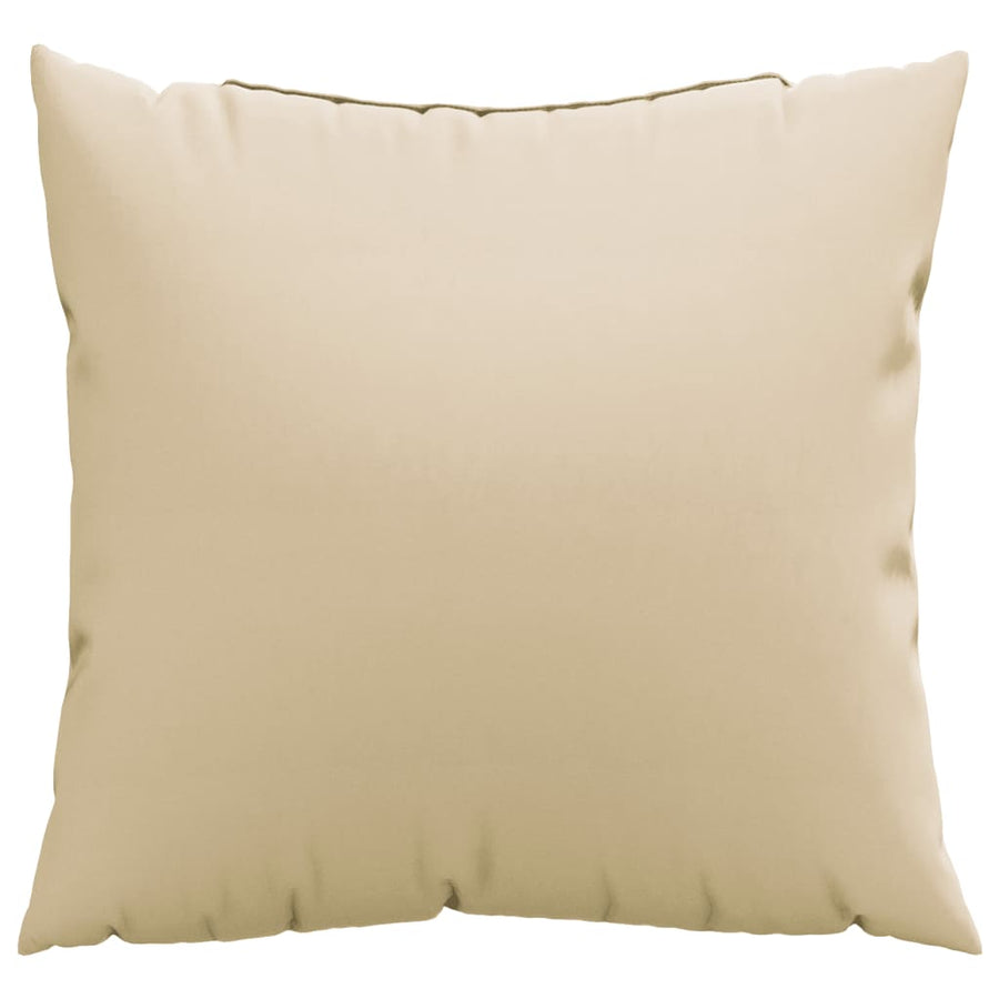 Bankkussens 4 st 60x60 cm stof beige