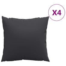 Bankkussens Stof 60 x 60 cm Zwart
