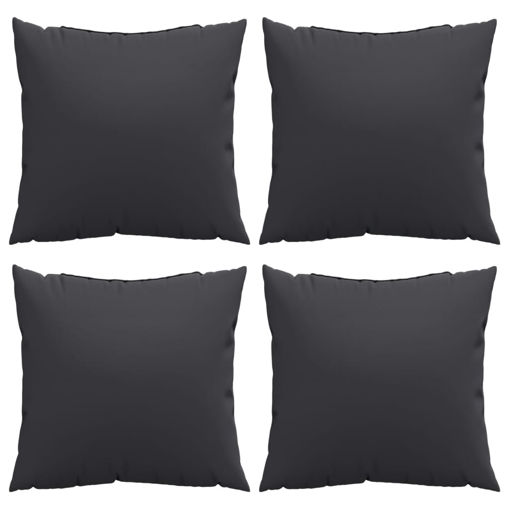 Bankkussens Stof 60 x 60 cm Zwart