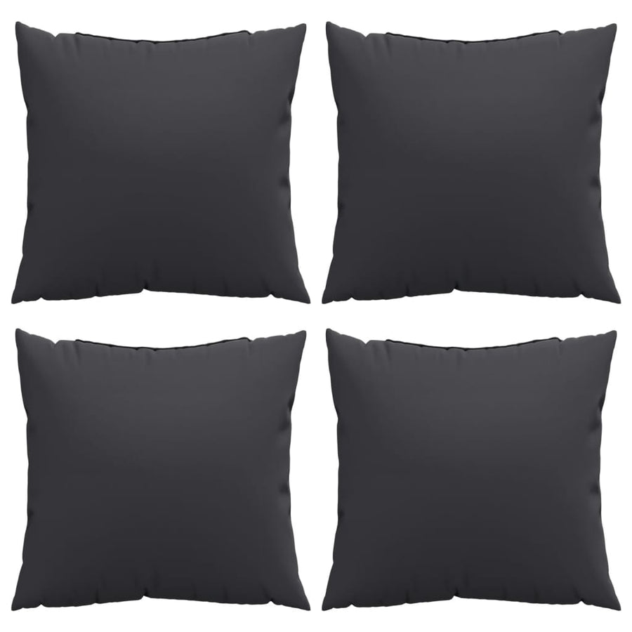 Bankkussens Stof 60 x 60 cm Zwart