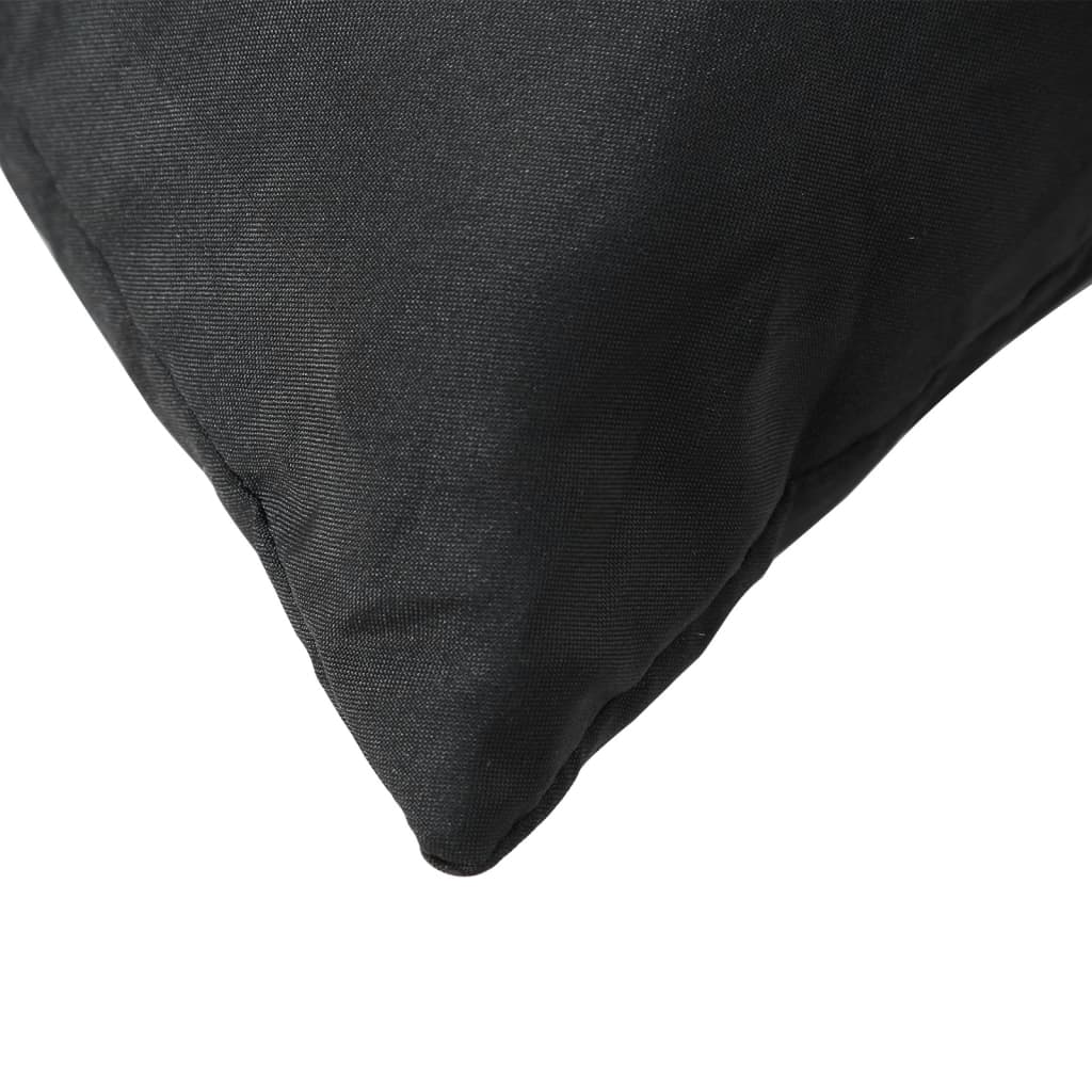 Bankkussens Stof 60 x 60 cm Zwart