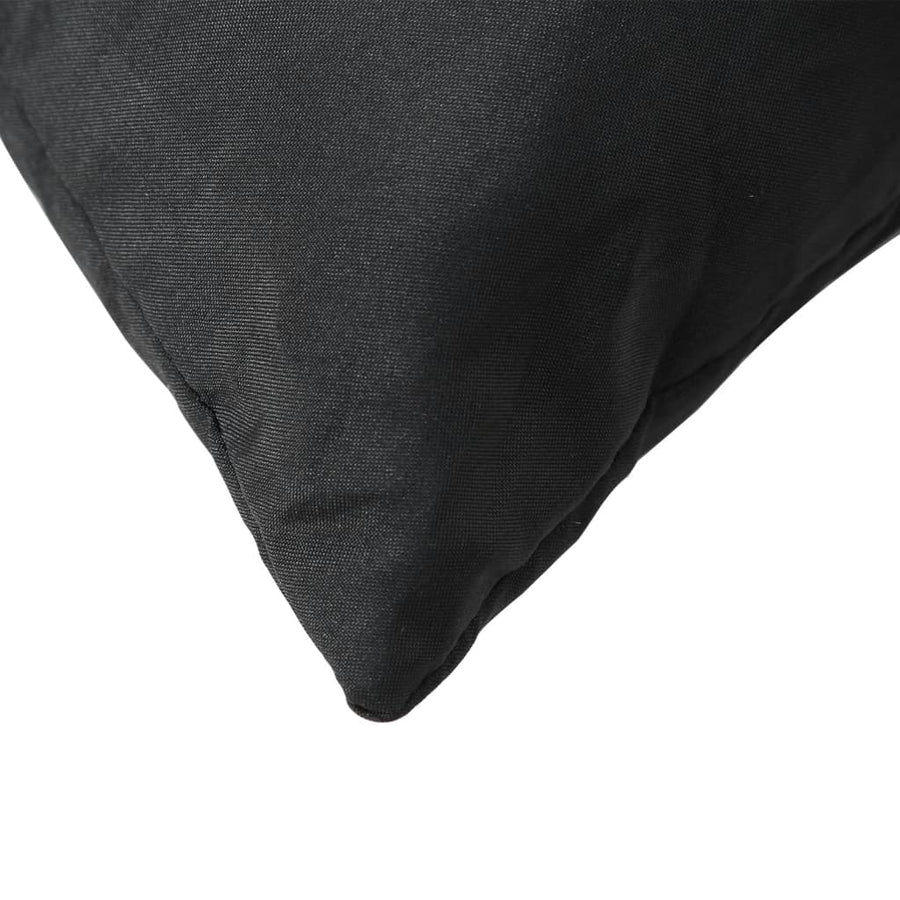 Bankkussens Stof 60 x 60 cm Zwart