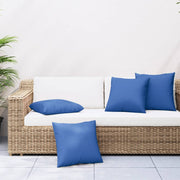 Couch cushions 4 pcs 60x60 cm fabric royal blue