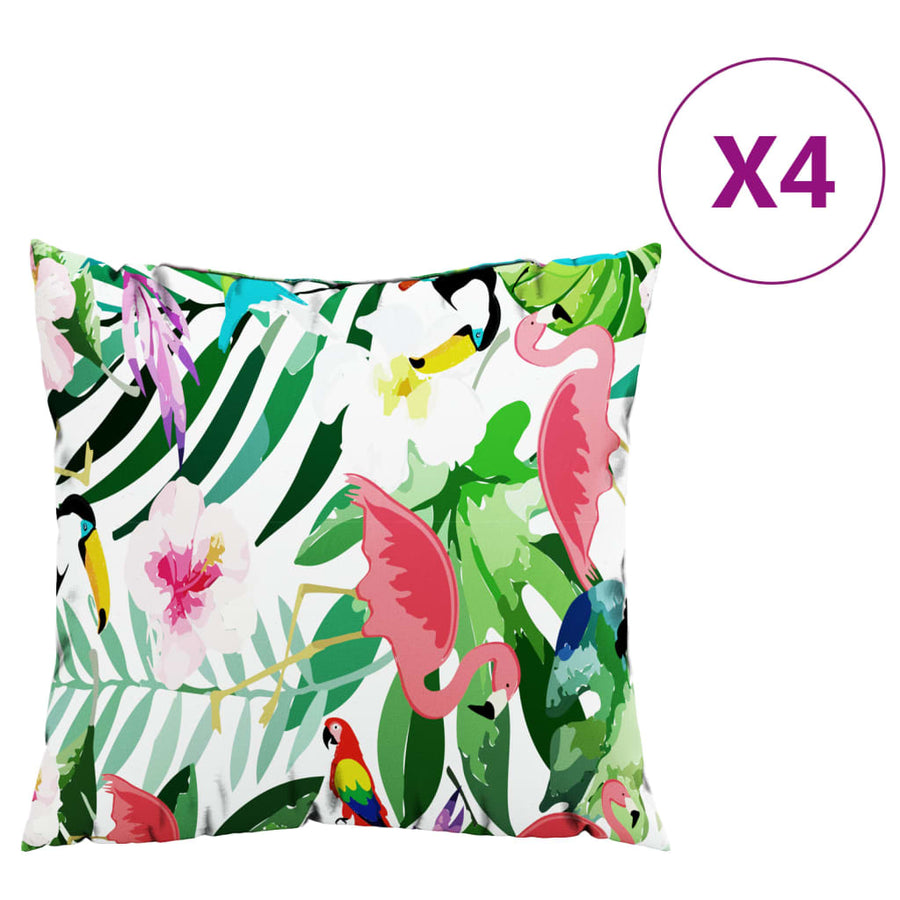 Sierkussens Stof Meerkleurig 60 x 60 cm Groen en roze