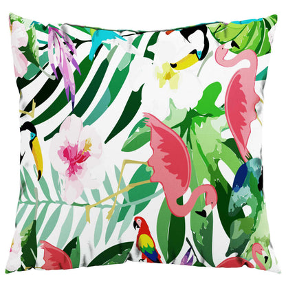 Sierkussens Stof Meerkleurig 60 x 60 cm Groen en roze