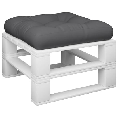 Palletkussen 50x50x12 cm stof grijs