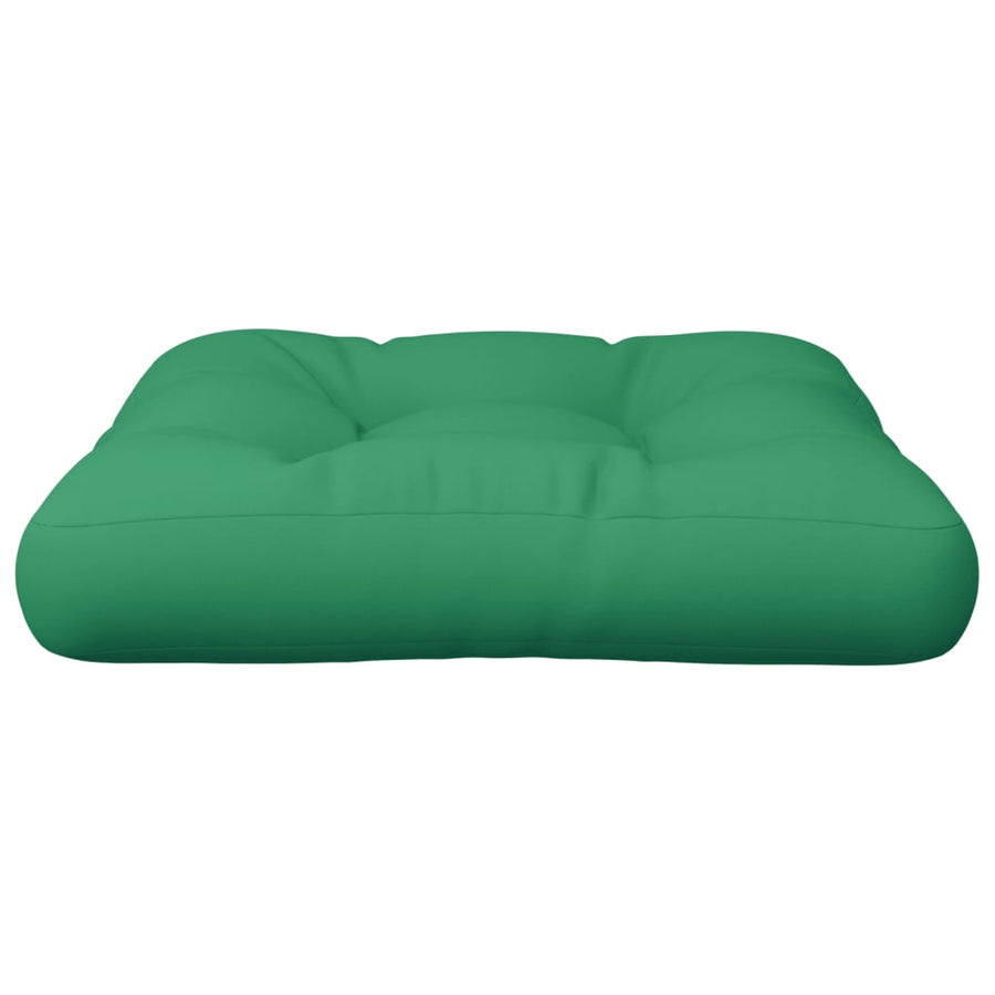 Palletkussen 50x50x12 cm stof groen
