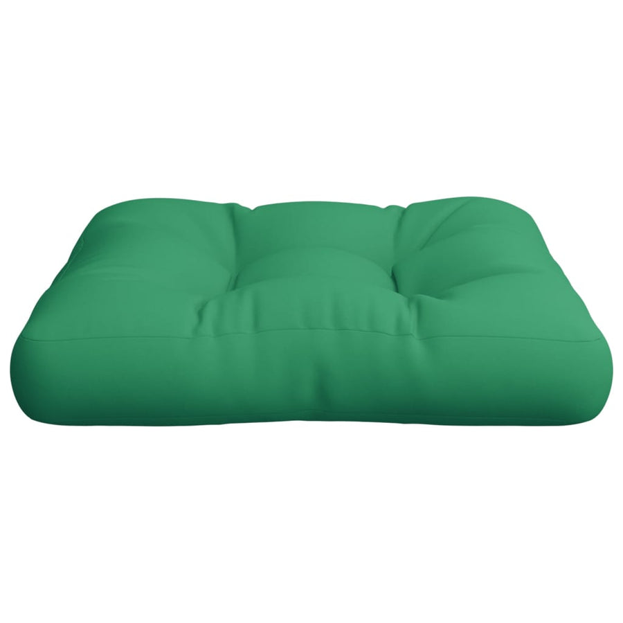 Palletkussen 50x50x12 cm stof groen