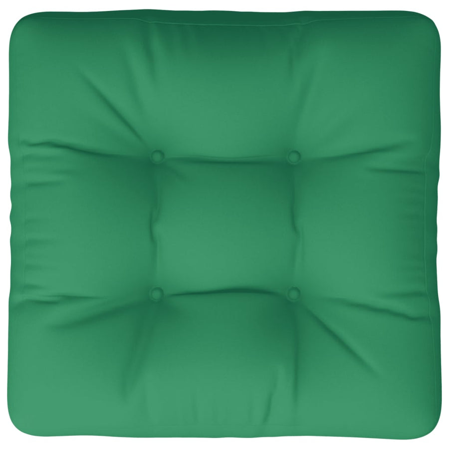 Palletkussen 50x50x12 cm stof groen