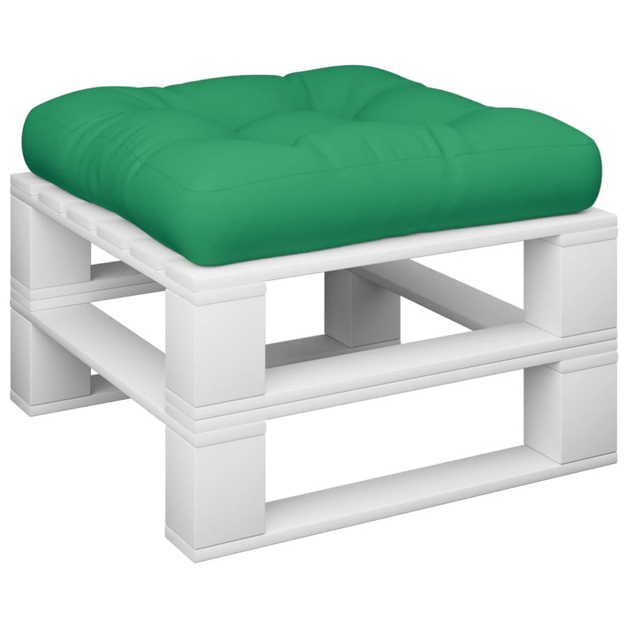 Palletkussen Stof 50 x 50 x 12 cm Groen