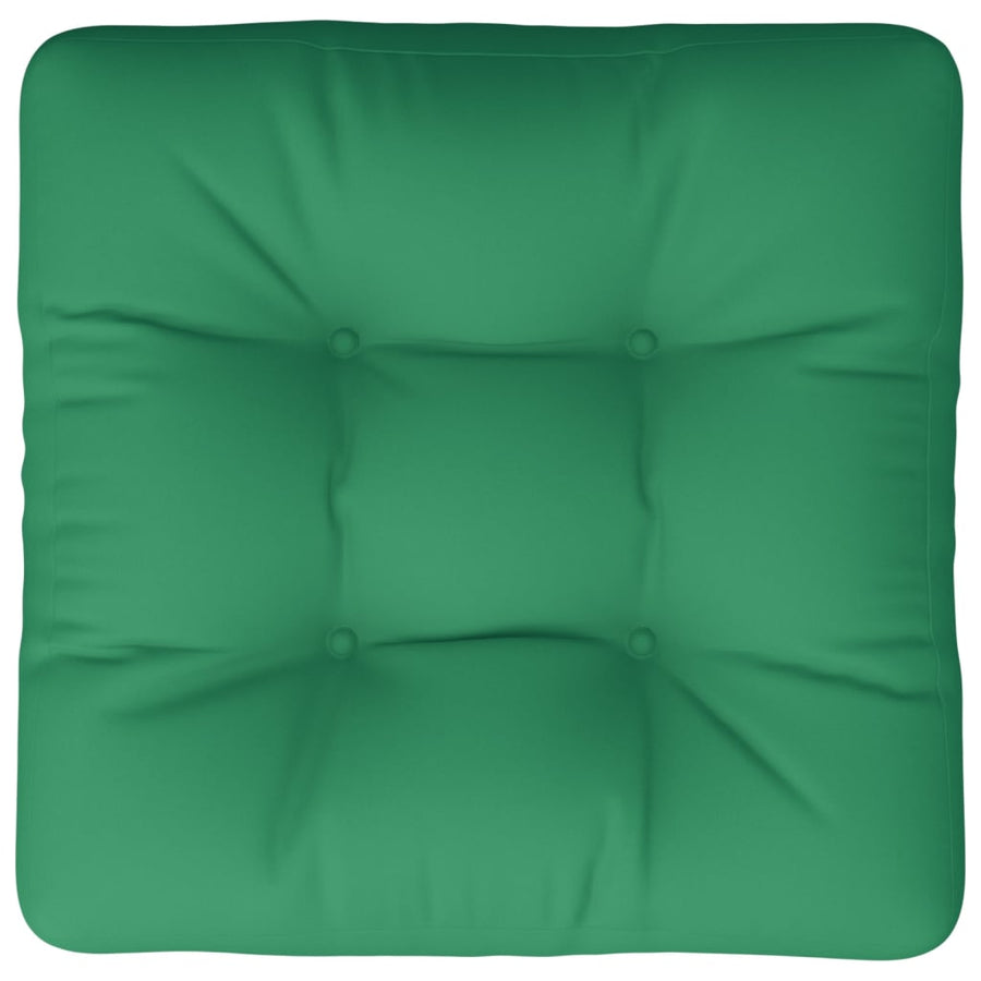 Palletkussen Stof 50 x 50 x 12 cm Groen