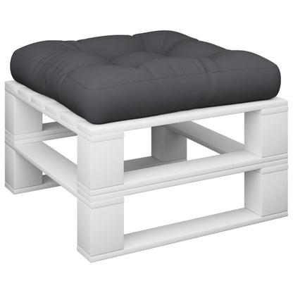 Palletkussen 50X50X12 Cm Stof Zwart