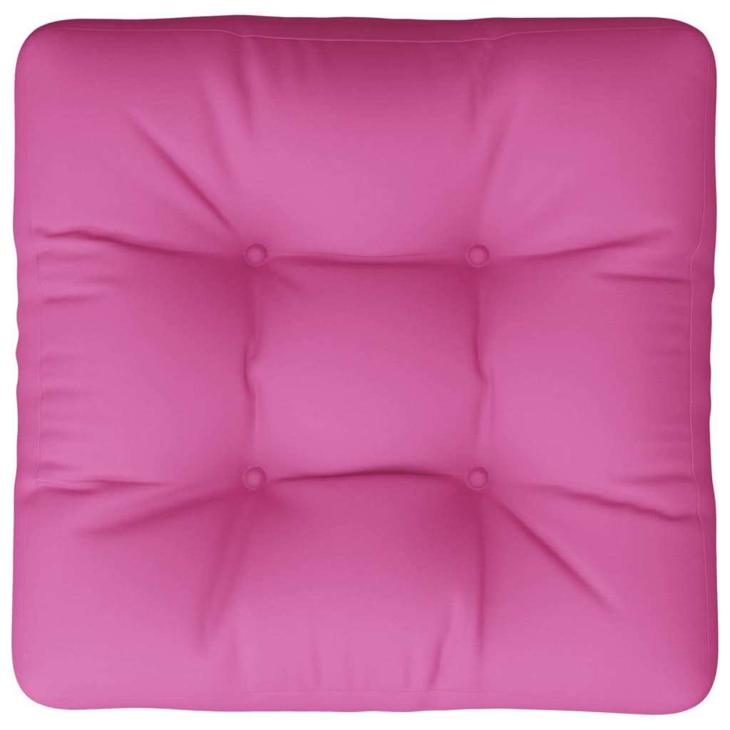 Palletkussen Stof Roze 50 x 50 x 12 cm
