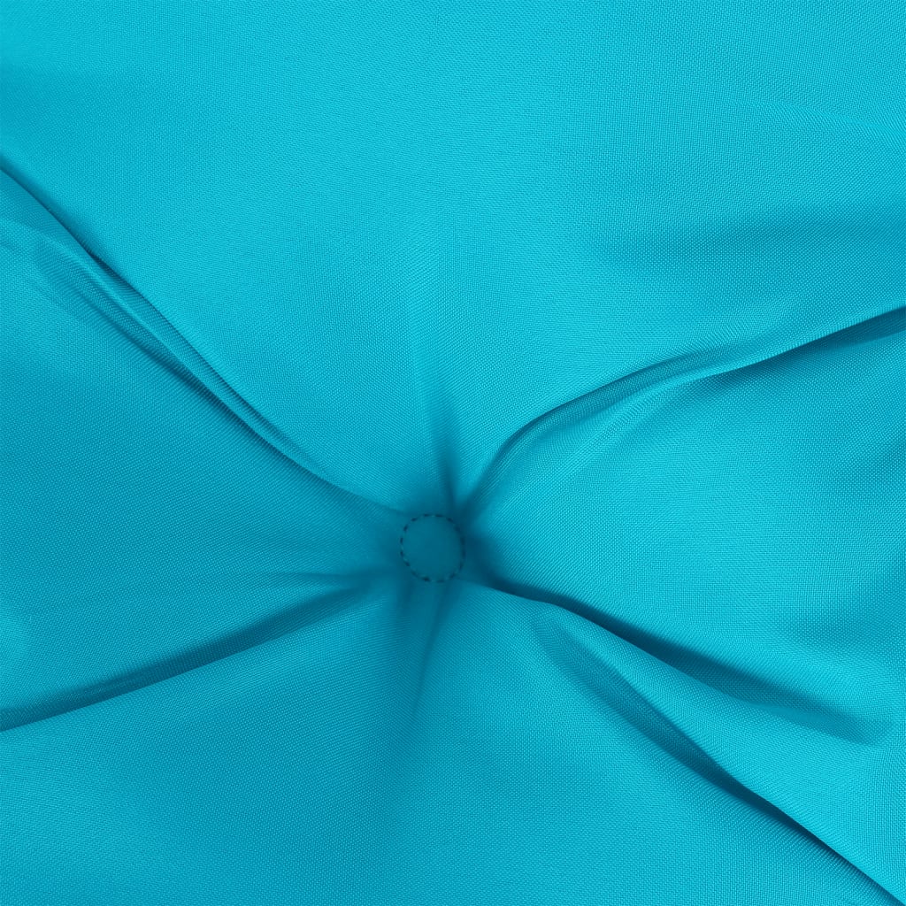 Palletkussen Stof Turquoise 50 x 50 x 12 cm