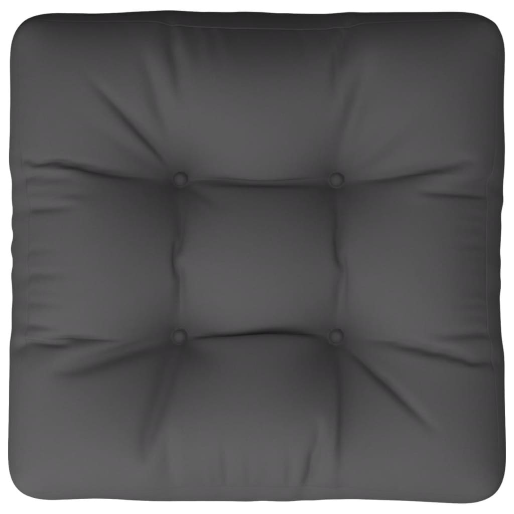 Palletkussen 60x60x12 cm stof grijs