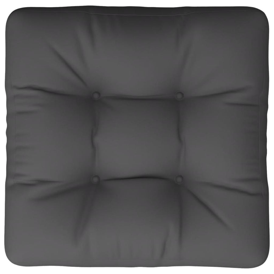 Palletkussen 60x60x12 cm stof grijs
