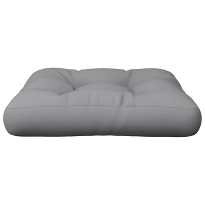 Palletkussen 60x60x12 cm stof grijs