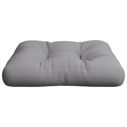 Palletkussen 60x60x12 cm stof grijs