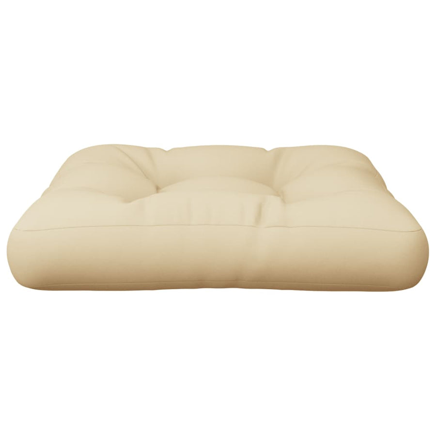 Palletkussen 60x60x12 cm stof beige