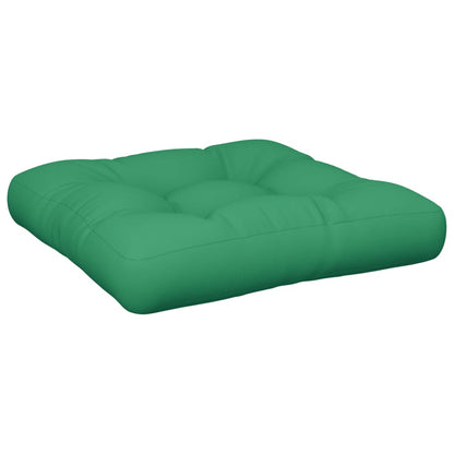 Palletkussen 60x60x12 cm stof groen