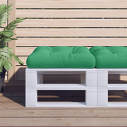 Palletkussen 60x60x12 cm groen polyester