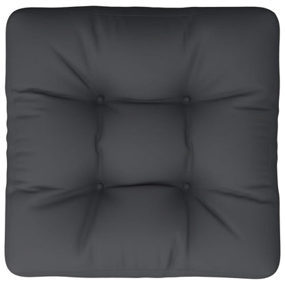 Palletkussen 60x60x12 cm stof zwart