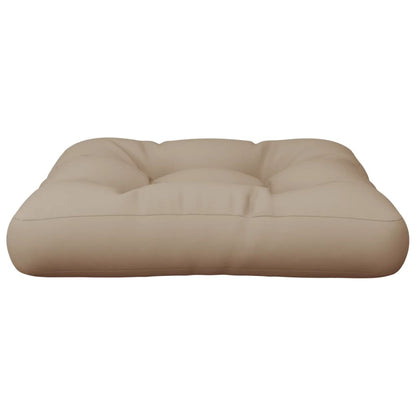 Palletkussen 60x60x12 cm stof taupe