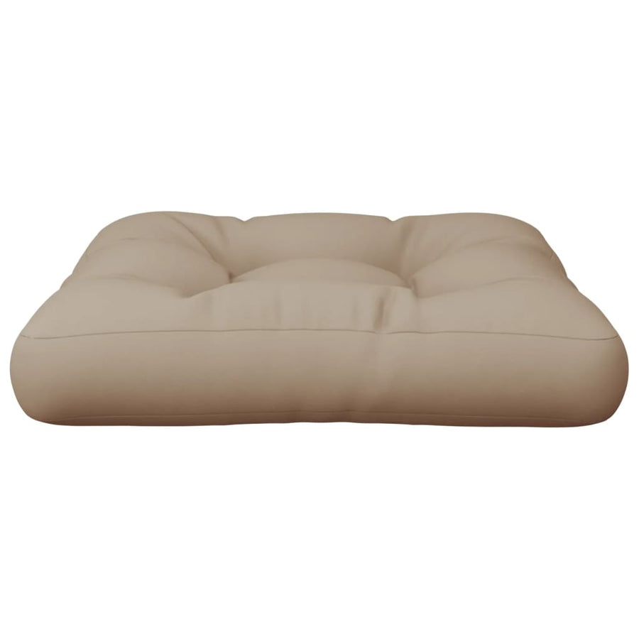 Palletkussen 60x60x12 cm stof taupe