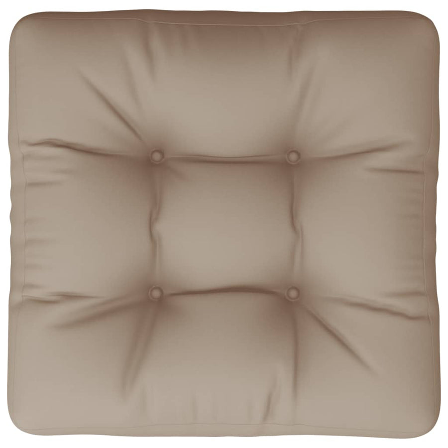 Palletkussen 60x60x12 cm stof taupe