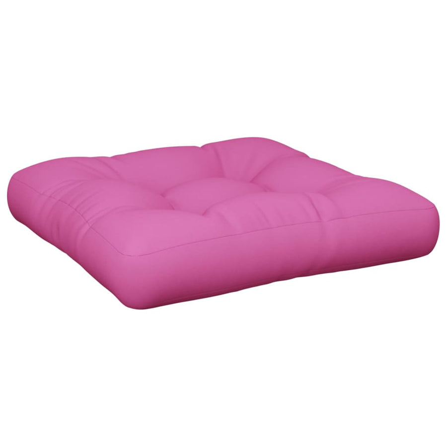 Palletkussen Stof Roze 60 x 60 x 12 cm