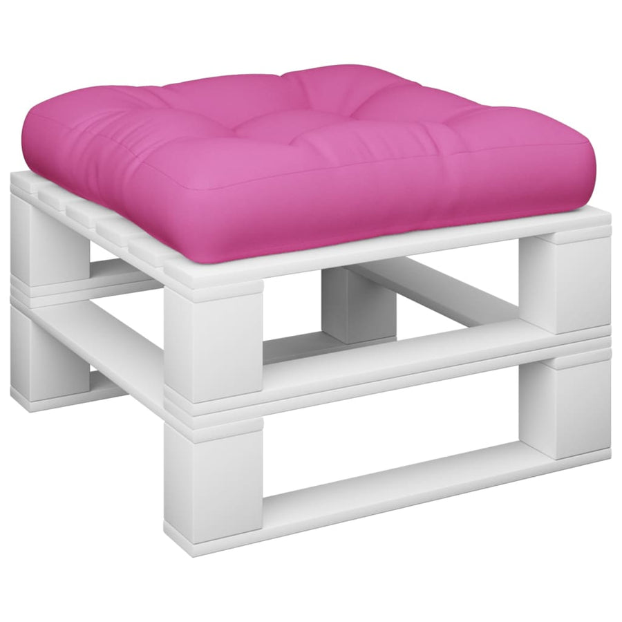 Palletkussen Stof Roze 60 x 60 x 12 cm