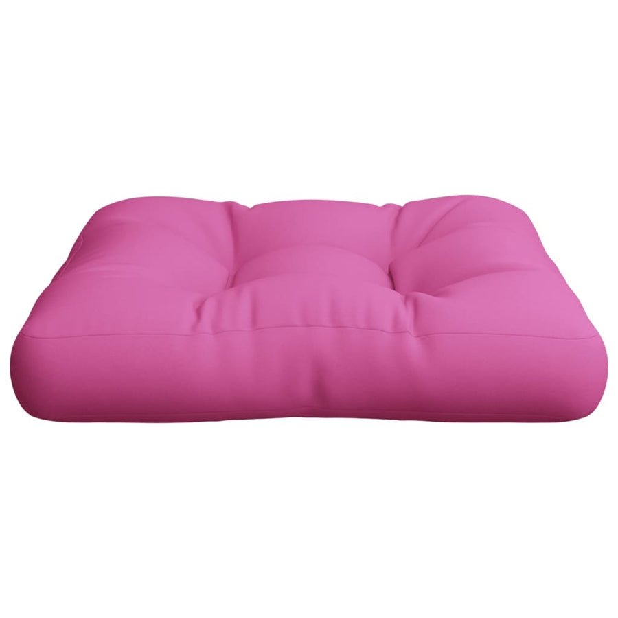 Palletkussen Stof Roze 60 x 60 x 12 cm