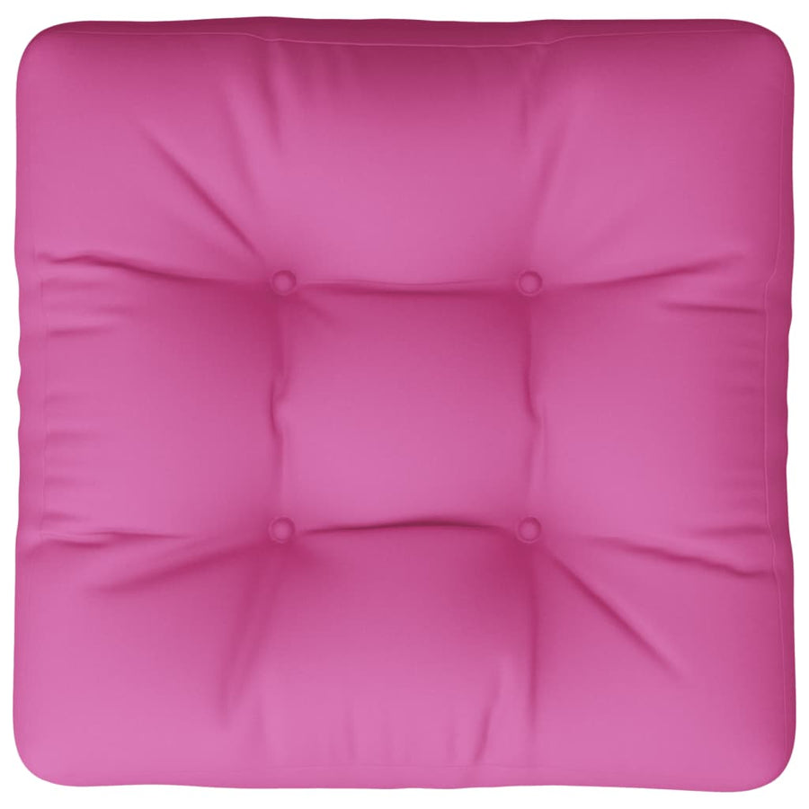 Palletkussen Stof Roze 60 x 60 x 12 cm