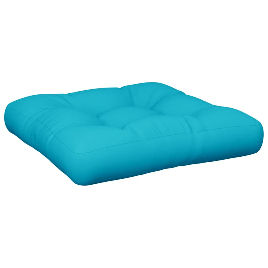 Palletkussen Stof Turquoise 60 x 60 x 12 cm