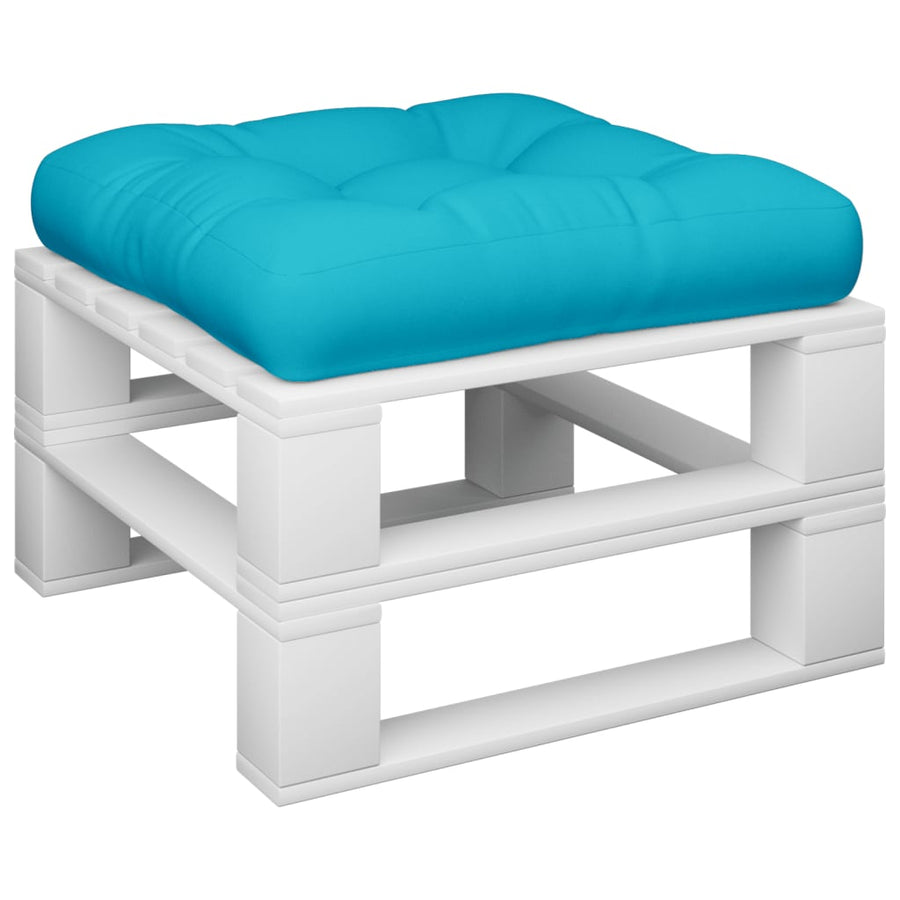 Palletkussen Stof Turquoise 60 x 60 x 12 cm
