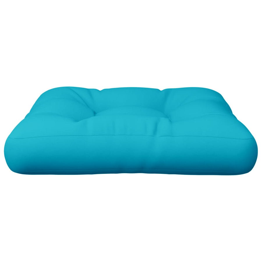 Palletkussen Stof Turquoise 60 x 60 x 12 cm
