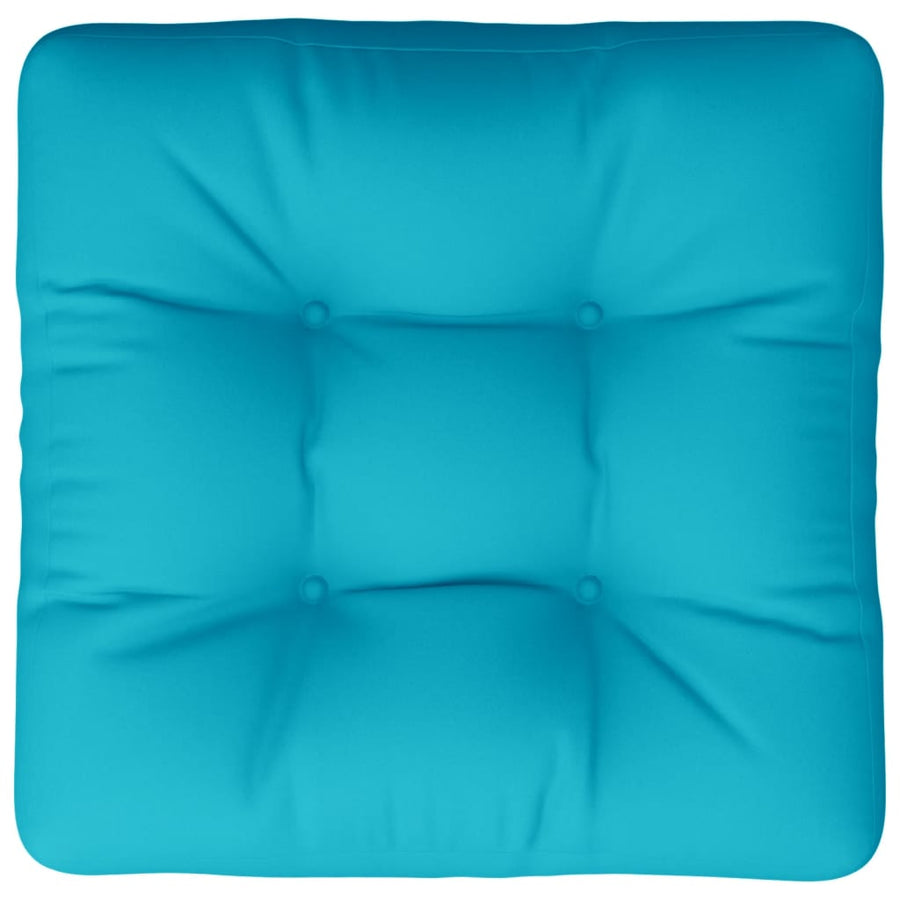 Palletkussen Stof Turquoise 60 x 60 x 12 cm