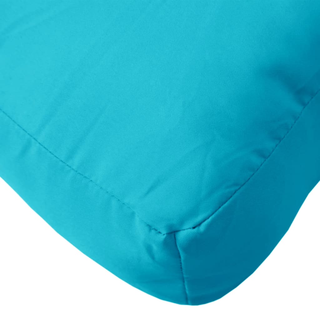 Palletkussen Stof Turquoise 60 x 60 x 12 cm