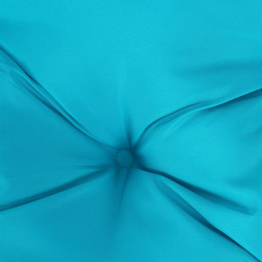 Palletkussen Stof Turquoise 60 x 60 x 12 cm