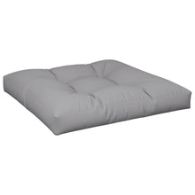 Palletkussen 70x70x12 cm stof grijs