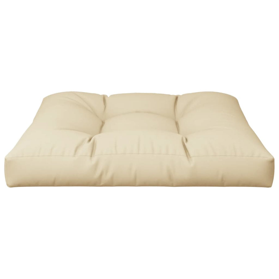 Palletkussen 70 x 70 x 12 cm Beige