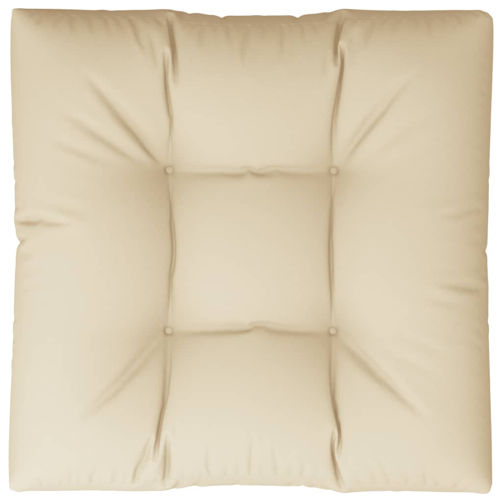 Palletkussen 70 x 70 x 12 cm Beige